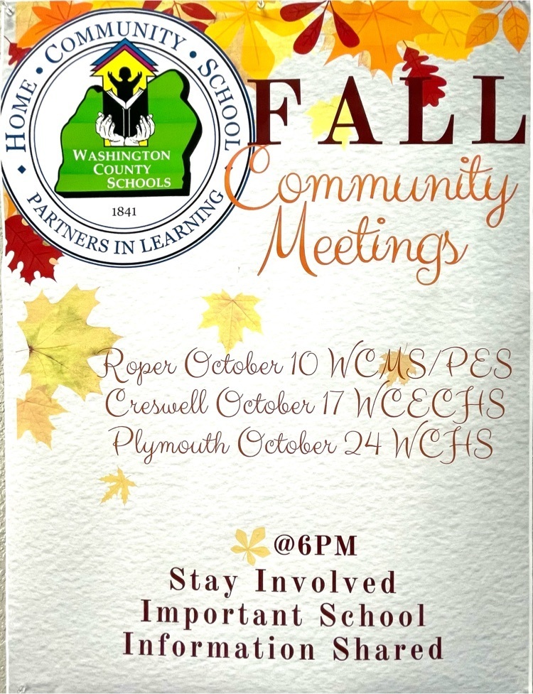 Fall Community Meetings 