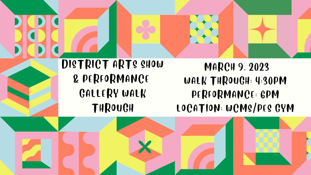 District Art Show Flyer